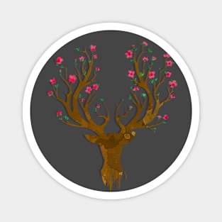 Flor Deer Magnet